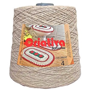 Barbante Criativa Bege 1Kg N.º 4