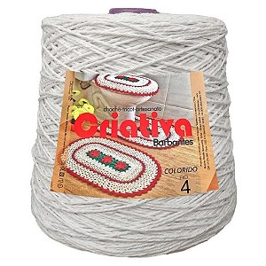 Barbante Criativa Branco 1Kg N.º 4