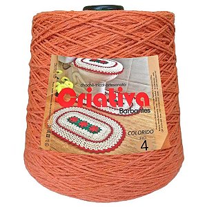 Barbante Criativa Laranja 1Kg N.º 4