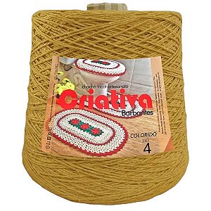 Barbante Criativa Mostarda 1Kg N.º 4