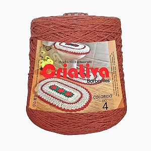 Barbante Criativa Telha 1Kg N.º 4