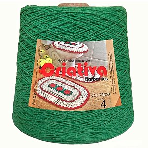 Barbante Criativa Verde Bandeira 1Kg N.º 4