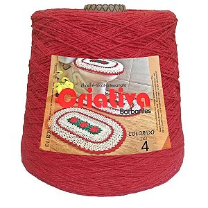 Barbante Criativa Vermelho 1Kg N.º 4