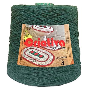 Barbante Criativa Verde Musgo 2Kg N.º 4
