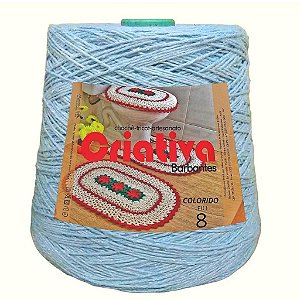 Barbante Criativa Azul Bebê 1Kg N.º 8