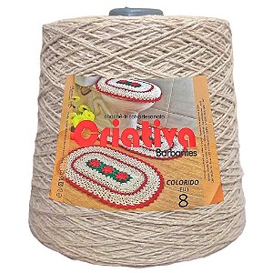 Barbante Criativa Bege 1Kg N.º 8