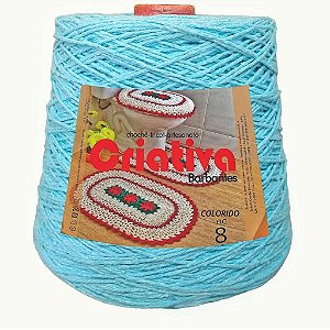 Barbante Criativa Azul Claro 2Kg N.º 8