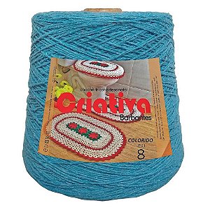Barbante Criativa Azul Turquesa 2Kg N.º 8