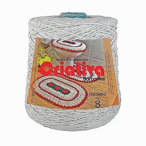 Barbante Criativa Cinza 2Kg N.º 8