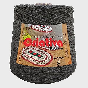 Barbante Criativa Grafite 2Kg N.º 8