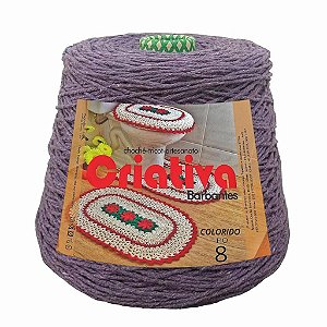 Barbante Criativa Roxo 2Kg N.º 8