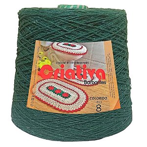 Barbante Criativa Verde Musgo 2Kg N.º 8