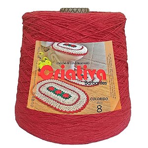 Barbante Criativa Vermelho 2Kg N.º 8