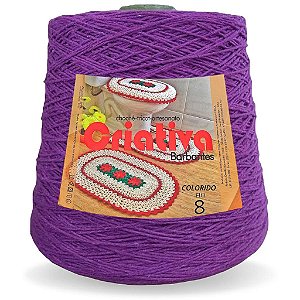 Barbante Criativa Violeta Escuro 2Kg N.º 8