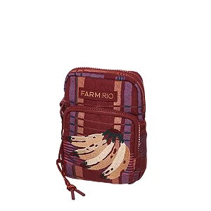FARM 78322555J BOLSA DA GEMA FARM SOFIA XADREZ LARANJA