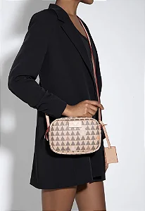 SCHUTZ S500150515 BOLSA TRIANGULO AMENDOA PEQUENA ALÇA COMPRIDA