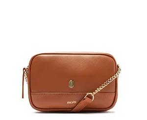 ANACAPRI C500300103 BOLSA CARAMELO PEQUENA ALÇA COMPRIDA
