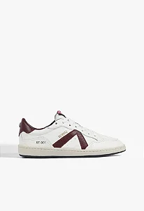 SCHUTZ S218530001 TENIS WHITE/VINHO