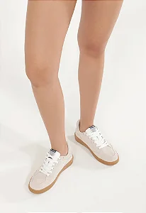SCHUTZ S218530001 TENIS CHAMPAGNE/WHITE