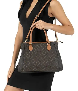 LUZ DA LUA MC-1039 BOLSA TOTE MEDIA MONOGRAMA