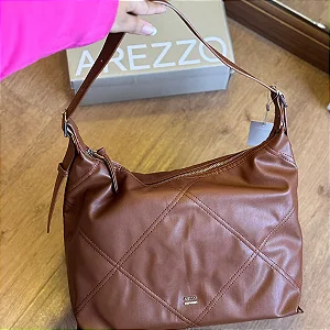 AREZZO A500290205 BOLSA CARAMELO ALÇA CURTA