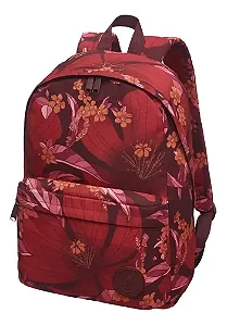 FARM 78315404 MOCHILA  XODO FLORAL VERMELHO ALÇA CURTA