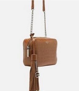 AREZZO A581000588 BOLSA CARAMELO PEQUENA ALÇA COMPRIDA