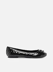 AREZZO A037626723 SAPATILHA PRETO VERNIZ