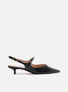 AREZZO A134560012 SLINGBACK PRETO