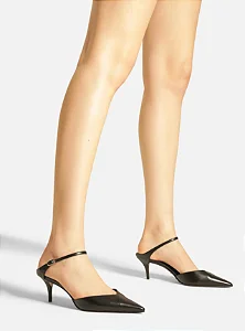 AREZZO A127570148 SLINGBACK PRETO
