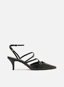 AREZZO A127570124 SLINGBACK PRETO