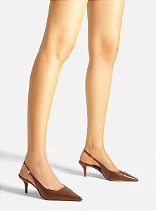 AREZZO A127570089 SLINGBACK MARROM