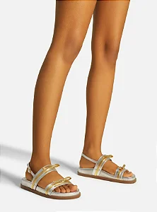 AREZZO A120160137 SANDALIA SILVER OURO