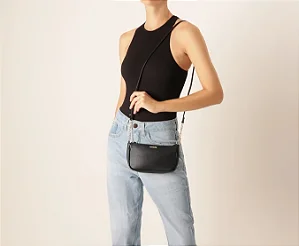 ANACAPRI C500160544 BOLSA TIRACOLO PEQUENA SNAKE PRETA