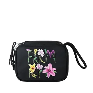 FARM 78323595 NECESSAIRE FARM XERO ROMANCE EM FLOR PRETA