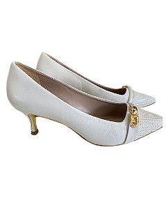 LUZ DA LUA 58060021 SCARPIN PANNA