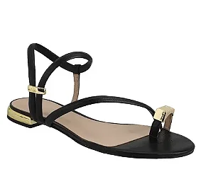LUZ DA LUA 80270005 SANDALIA SAARA PRETO
