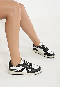 SCHUTZ S218530001 TENIS ST001 WHITE/BLACK