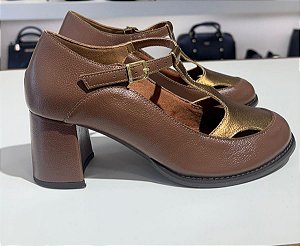 JOA 17779 SCARPIN CAPPUCCINO/BRONZE