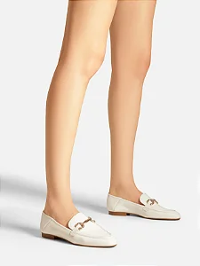 AREZZO A120300001 MOCASSIM BRANCO