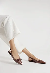 SCHUTZ S220060024 SLINGBACK MARROM