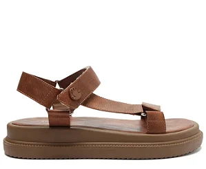 C305780001 SANDALIA PAPETE SALTO BAIXO CARAMELO
