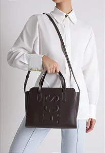 SCHUTZ S500150512 BOLSA TOTE CAFE