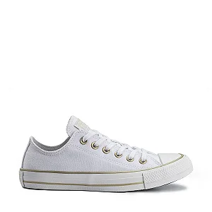 CONVERSE CT28340001 TENIS CHUCK TAYLOR BRANCO/BRANCO/OURO CLARO