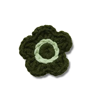 JIBBITZ 10016131 FLOR CROCHE VERDE