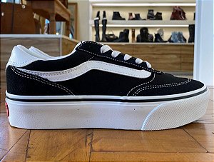 VANS VN000DC4BA2 TENIS SUEDE BROOKLYN BLACK/WHITE