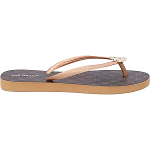LUZ DA LUA 60580001 CHINELO AMENDOA MOCCA