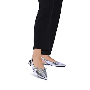 GIULIA DOMNA 201.013/242 SLINGBACK PRATA