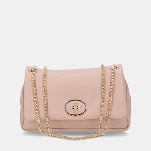 LUZ DA LUA 2000693 BOLSA SATCHEL SAARA BEGE