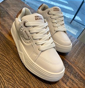CHILLI BEANS 2588603 TENIS SNEAKERS FLEECY/COCONUT